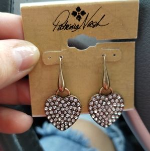 Patricia Nash heart earrings